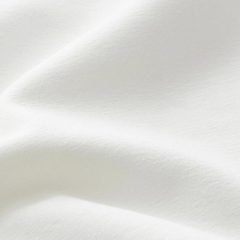Tela de jersey de algodón Uni mediano – blanco lana,  image number 4