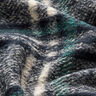 Tela de abrigo de punto mezcla lana a cuadros grandes – azul noche,  thumbnail number 2