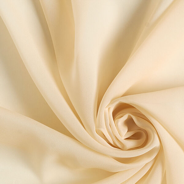 Chifón de seda – crema,  image number 1