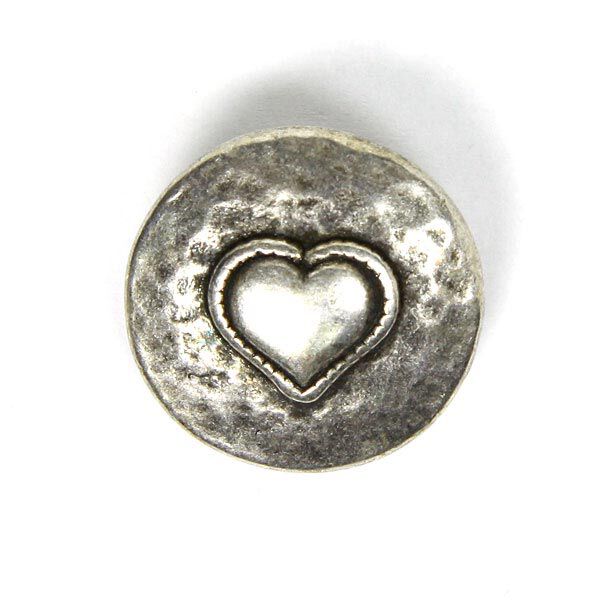 Botón de metal Heart,  image number 1