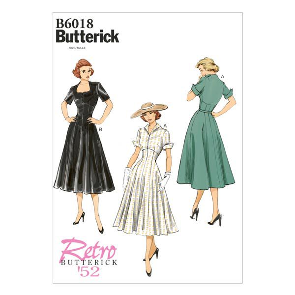 Vintage - Vestido 1952, Butterick 6018|40 - 48,  image number 1