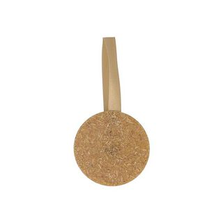 Soportes de persiana romana con cierre magnético tipo cáscara de arroz [21,5cm] – mostaza, 