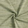 Tela de jersey de algodón Rayas Skribbel – caqui,  thumbnail number 3