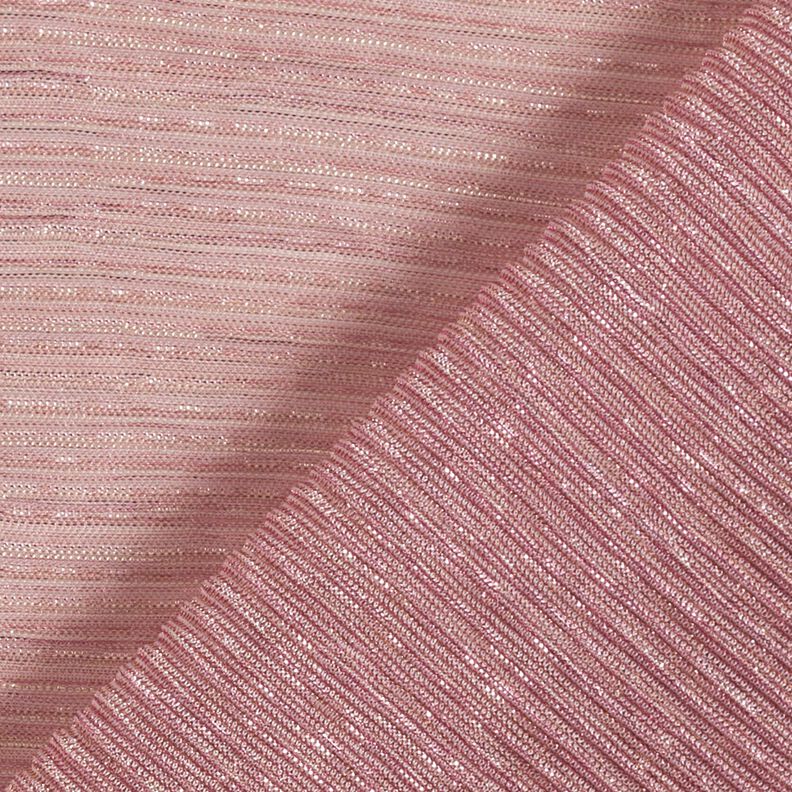 Plisado con rayas transparentes y purpurina – rosa,  image number 4
