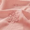 Gasa con bordado inglés de flores – rosa viejo claro,  thumbnail number 2