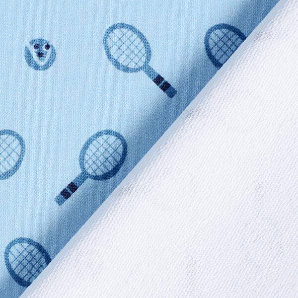 Felpa francesa veraniega Tenis retro  | PETIT CITRON – azul claro,  image number 7