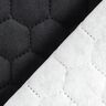 Tela de tapicería Terciopelo acolchado en diseño de panal – negro – Muestra,  thumbnail number 6