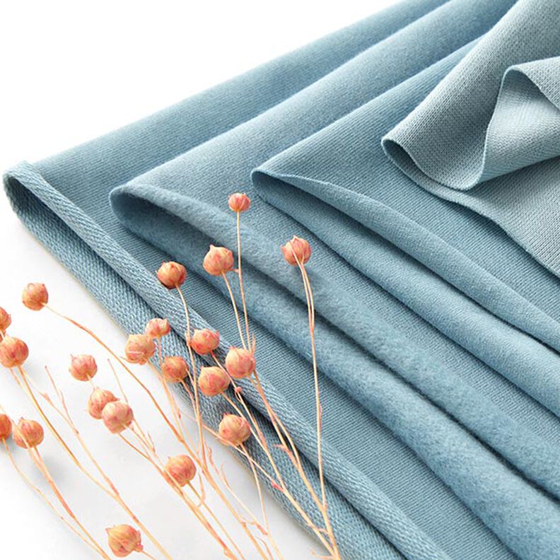 GOTS Puños de algodón | Tula – azul grisáceo pálido,  image number 5