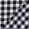 Tela de algodón Cuadros vichy 1 cm – negro/blanco,  thumbnail number 3