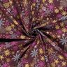 Tela de algod&oacute;n Popelina Mezcla de estrellas &ndash; burdeos/dorado,  thumbnail number 3