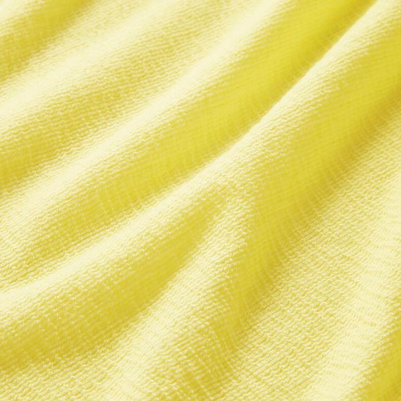 Tela de jersey arrugado Uni – amarillo claro,  image number 2