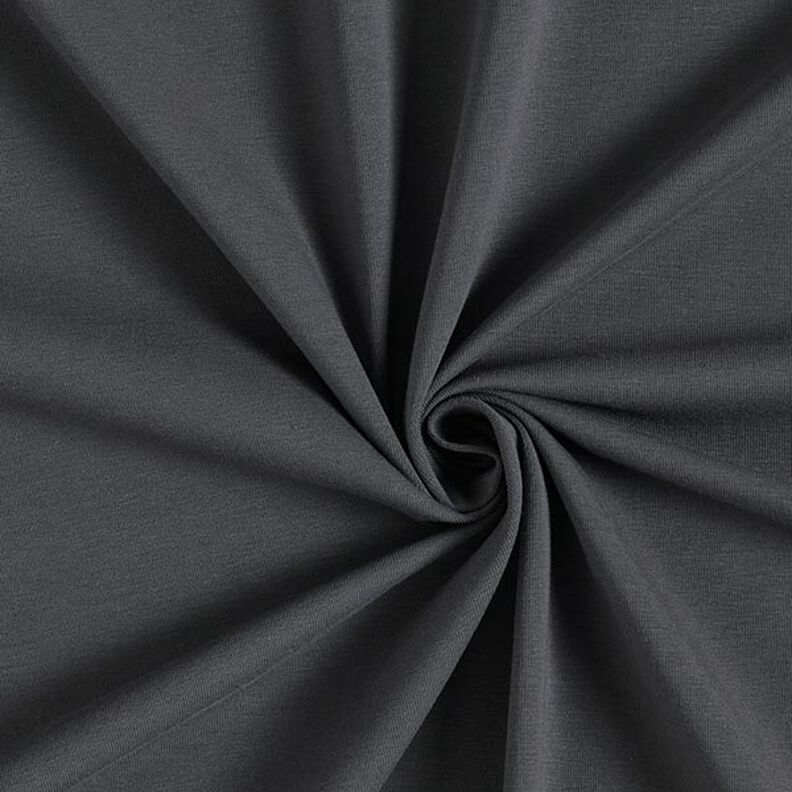 GOTS Tela de jersey de algodón | Tula – gris oscuro,  image number 1