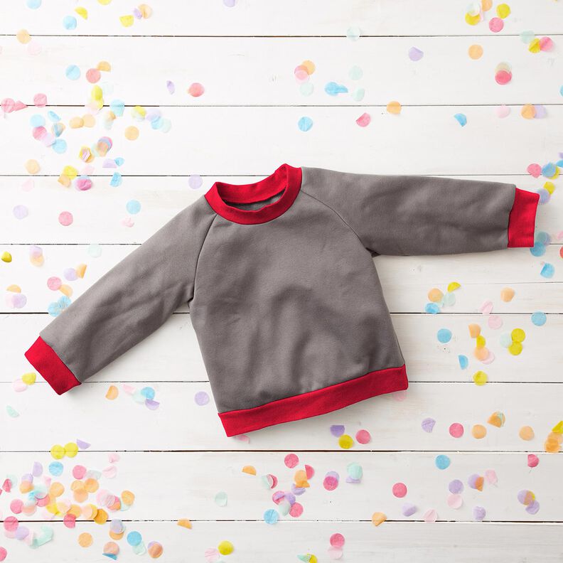 Tela de puños Uni – rojo,  image number 4