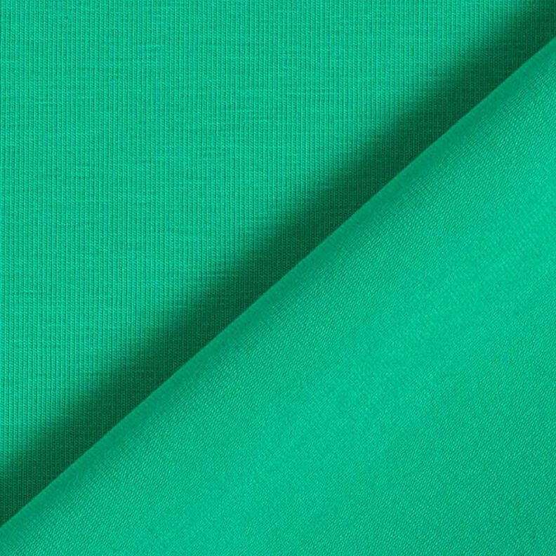 Tela de jersey de algodón Uni mediano – verde,  image number 5