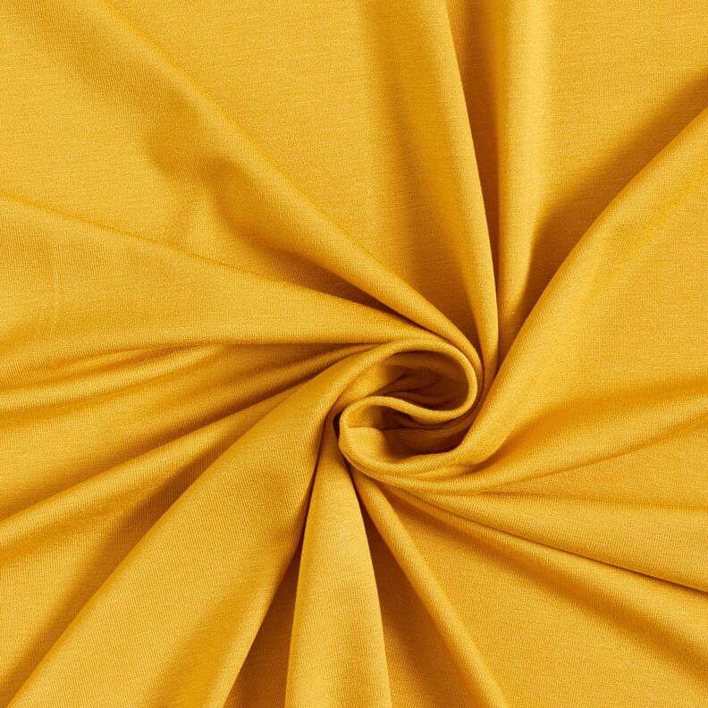 Jersey de verano viscosa medio – amarillo curry,  image number 1