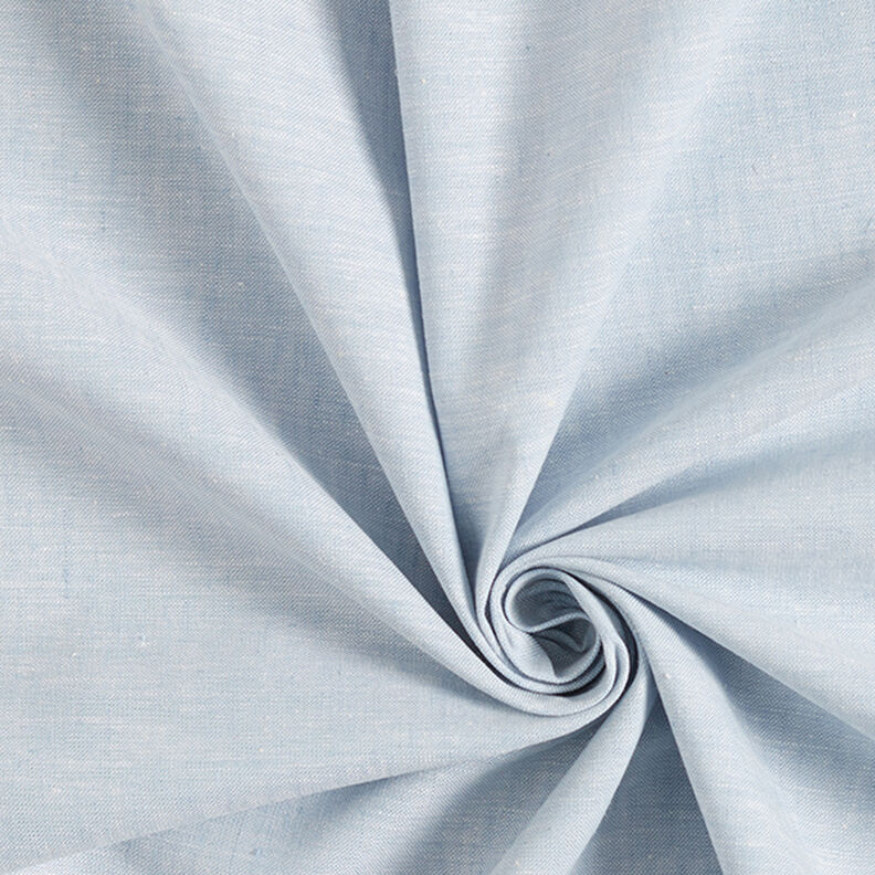 Lino y algodón Melange – azul claro,  image number 1