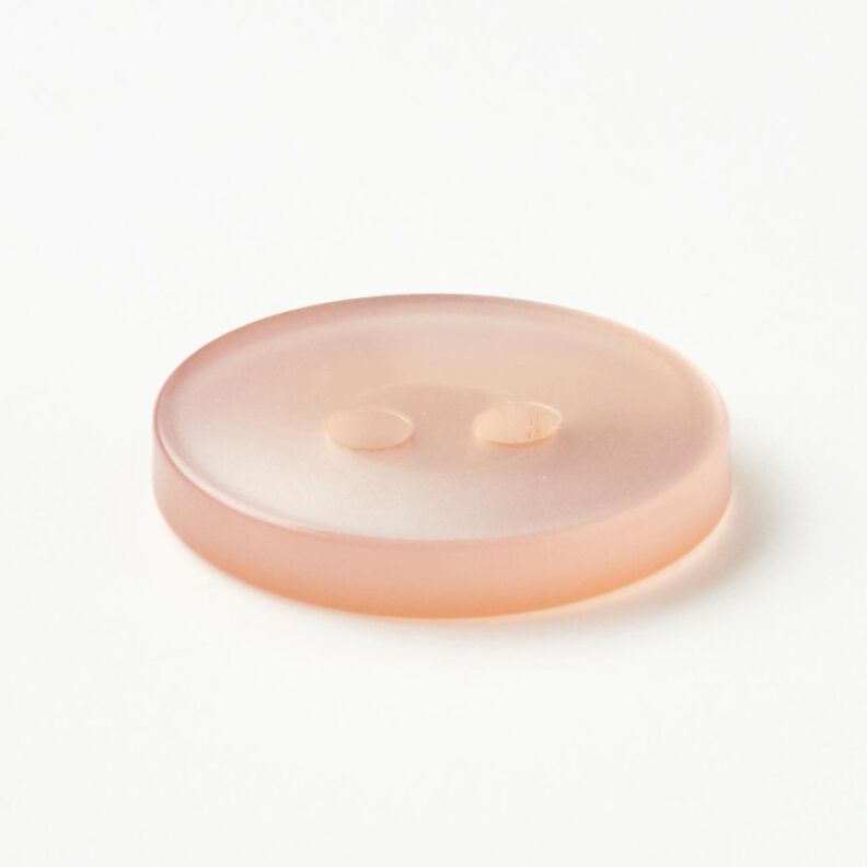 Botón de 2 agujeros brillante [Ø 15 mm] – rosado,  image number 2
