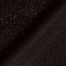 Chenilla Jacquard de punto Brillante – negro/plata antigua metalizada,  thumbnail number 3