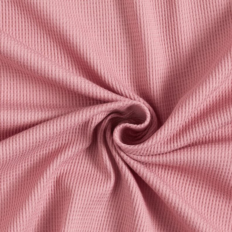 Tela de jersey tipo gofre Uni – rosa antiguo,  image number 1
