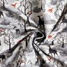 Sudadera Rugosa Animales del bosque abstracto Impresión digital – gris brumoso,  thumbnail number 4