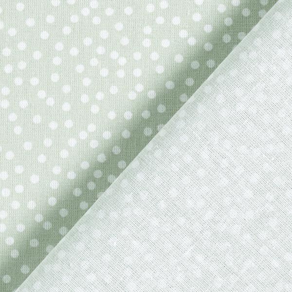 Tela de algodón Cretona puntos irregulares – verde pastel,  image number 5