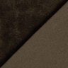 Terciopelo Stretch Tela de niqui – marrón oscuro,  thumbnail number 3