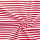 Tela de jersey de algodón Rayas delgadas – rojo/blanco,  thumbnail number 3