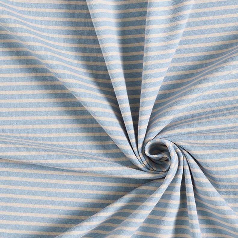 Punto de algodón con rayas estrechas – anacardo/azul claro,  image number 3