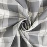 Tela fina de algodón a cuadros – gris claro/blanco,  thumbnail number 3