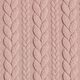 Tela de jersey jacquard Cloqué Punto trenzado – rosado,  thumbnail number 1