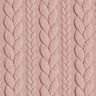 Tela de jersey jacquard Cloqué Punto trenzado – rosado,  thumbnail number 1