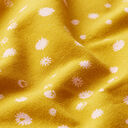 GOTS Tela de jersey de algodón Vainas de amapola | Tula – amarillo curry/rosa, 