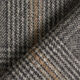 Tela de abrigo con lana reciclada Príncipe de Gales – antracito/marrón,  thumbnail number 4