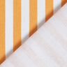 Tela decorativa Panama media Rayas verticales – naranja claro/blanco,  thumbnail number 4