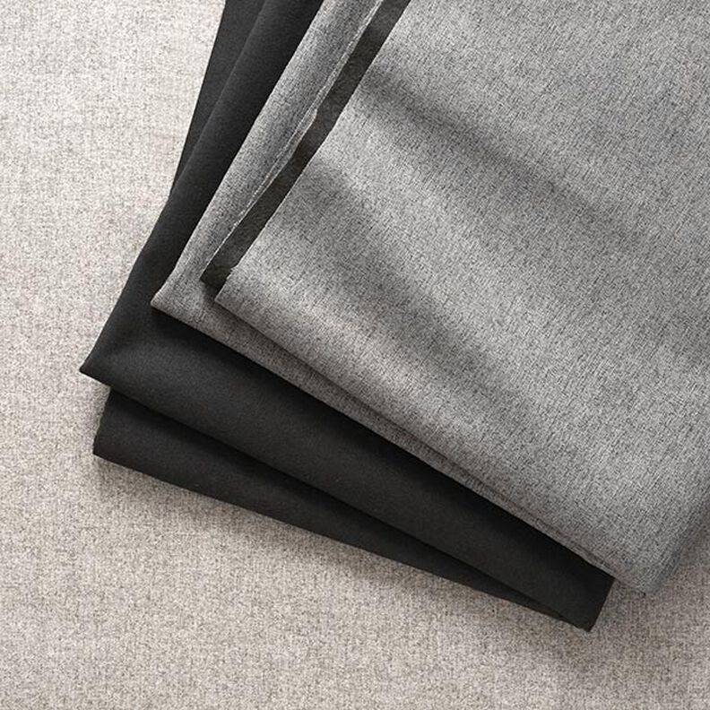 Tela de tapicería fina melange – gris oscuro,  image number 4