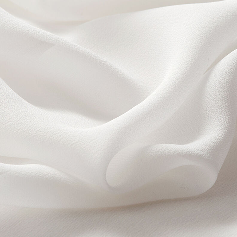 Chifón de seda – blanco,  image number 5