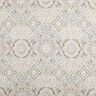 Tela decorativa Jacquard Azulejos elegantes – anémona/beige claro,  thumbnail number 1