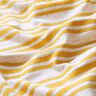 Tela de jersey de viscosa Rayas brillantes irregulares – blanco lana/amarillo sol,  thumbnail number 2