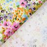 Tela de algodón Popelina Flores coloridas – lavanda/azul,  thumbnail number 4