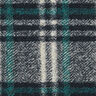 Tela de abrigo de punto mezcla lana a cuadros grandes – azul noche,  thumbnail number 1