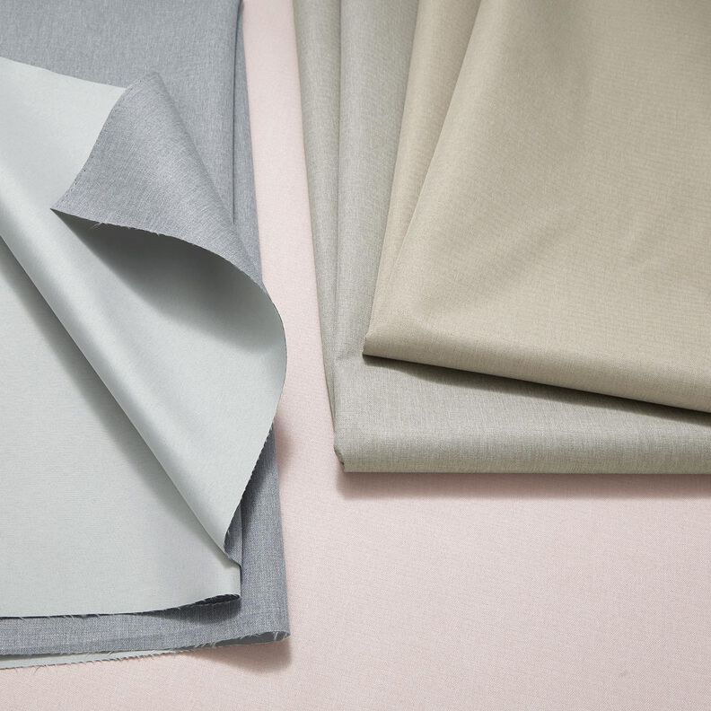 Tela para oscurecer Blackout Espiga fina &ndash; gris seda,  image number 4