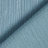 Muselina de algodón rayas brillantes – azul grisáceo pálido,  thumbnail number 5