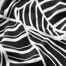 Tela de jersey de viscosa hojas abstractas – negro/blanco,  thumbnail number 2