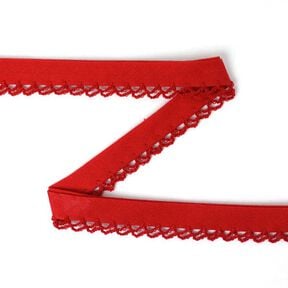 Cinta al biés de ganchillo 14 – rojo, 