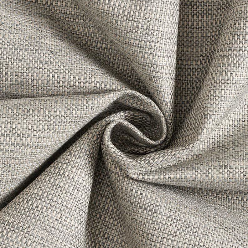 Tela de tapicería con estructura gruesa – gris claro | Retazo 80cm,  image number 1