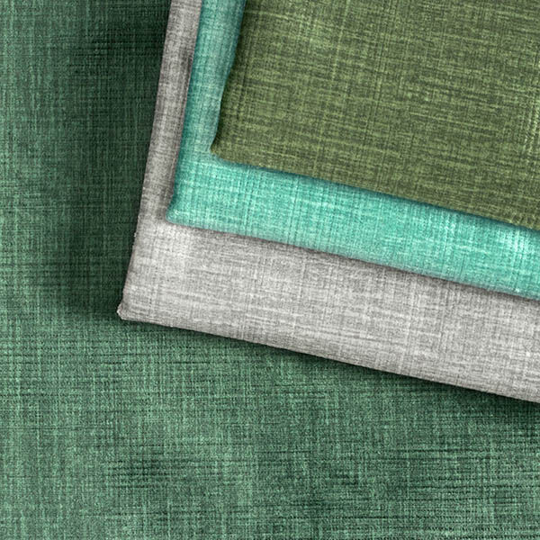 Tela de tapicería Estilo terciopelo suave en red – turquesa claro,  image number 4