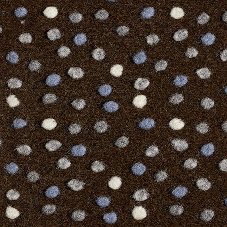 Punto de lana Granos de colores – marrón oscuro,  image number 1