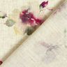 Mezcla de lino y viscosa Flores de acuarela – naturaleza/uva,  thumbnail number 4