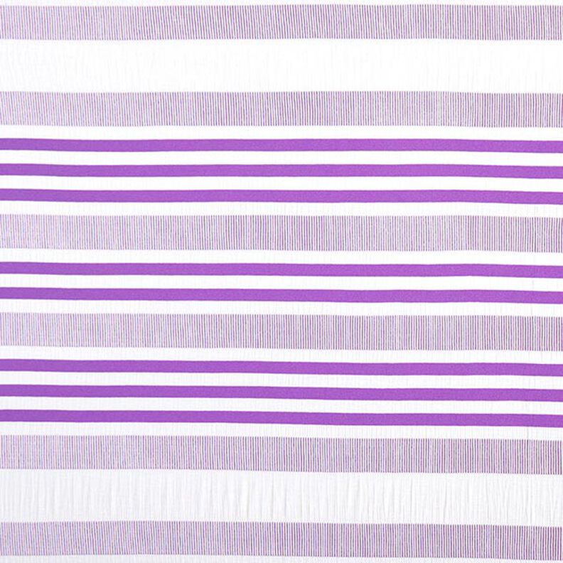 Tela de jersey de viscosa Estrellado – blanco/lila,  image number 1