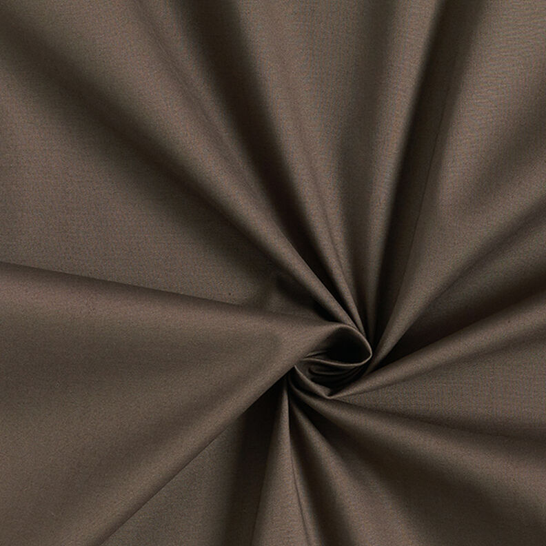 Algodón elástico liso – marrón negro,  image number 1